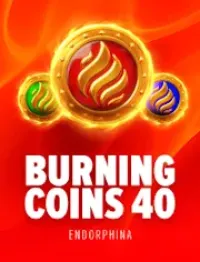 burning coins 40 official logo